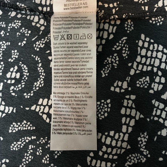 ONLY Black Lace Floral Sleeveless Tank Top Size EU40 / Large - Picture 5 of 6